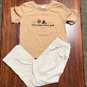 Little Boys Thanksgiving Set